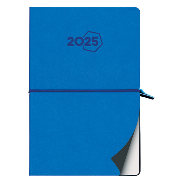 Aurora Universe Tesoro agenda semainier 2025 avec division (1 semaine 2 pages) 6 langues - bleu 3416B 330004 - 1