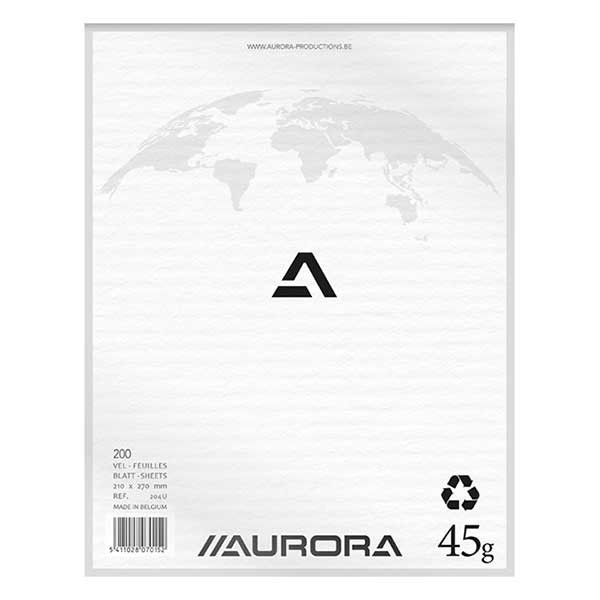 Aurora bloc de brouillon 210 x 270 mm 200 feuilles vierges 204U 330053 - 1