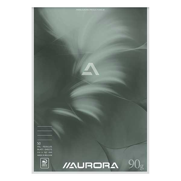 Aurora bloc de cours A4 ligné 90 g/m² 50 feuilles D50MT 330051 - 1