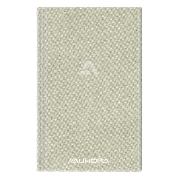 Aurora carnet de notes 125 x 195 mm quadrillé 96 feuilles (5 mm) - gris 1396SQ5 330063 - 1