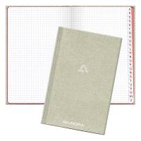 Aurora carnet de notes répertoire A-Z 145 x 220 mm quadrillé 96 feuilles (5 mm) - gris R2396SQ5 330066