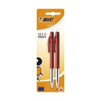 BIC M10 Clic stylo à bille médium (2 pièces) - rouge 802065 224658