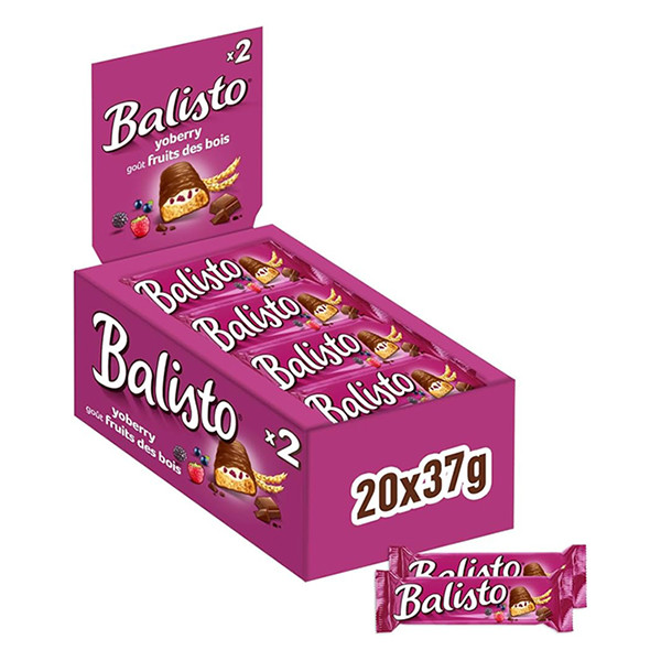 Balisto Yoghurt barre emballage individuel (20 pièces) 4596 423843 - 1