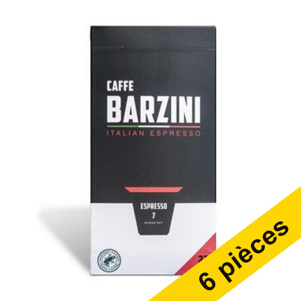 Barzini Offre : 6x Barzini Espresso capsules (22 pièces)  404269 - 1