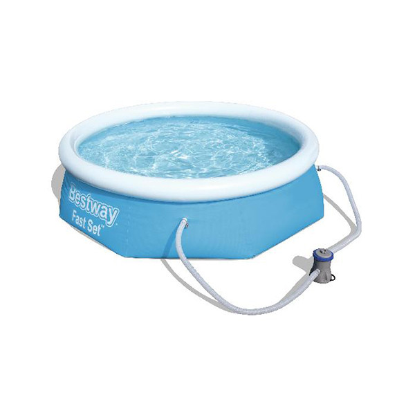 Bestway Fast Set piscine gonflable avec pompe de filtration Ø 244cm ↨66cm 57268 SBE00007 - 1
