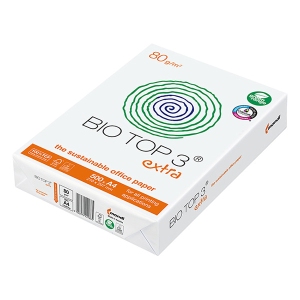 Bio Top 3 extra 1 ramette de 500 feuilles A4 - 80 g/m² 88008658 404186 - 1