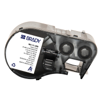 Brady M4-11-499 étiquettes en tissu nylon 19,05 mm x 12,7 mm (d'origine) - noir sur blanc M4-11-499 148310