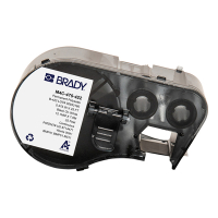 Brady M4C-475-422 étiquettes en polyester 12,07 mm x 7,62 m (d'origine) - noir sur blanc M4C-475-422 148202