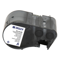 Brady M5-103-498 étiquettes en tissu vinyle 31,75 mm x 25,4 mm (d'origine) - noir sur blanc M5-103-498 148318