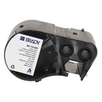 Brady M5-118-499 étiquettes en tissu nylon 25,4 mm x 9,53 mm (d'origine) - noir sur blanc M5-118-499 148302