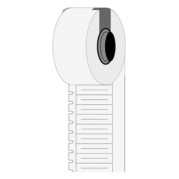 Brady M6-30x4.2-7597-WT étiquettes en polyéthylène 30 mm x 4,20 mm (d'origine) - blanc M6-30x4.2-7597-WT 148084 - 1