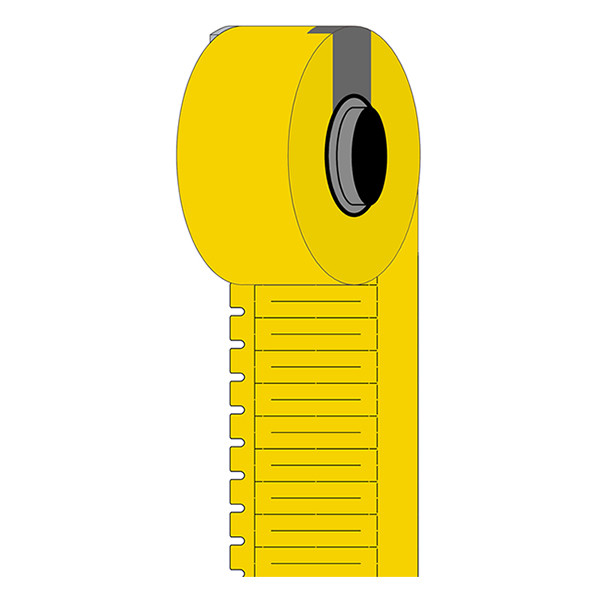 Brady M6-30x4.2-7597-YL étiquettes en polyéthylène 30 mm x 4,20 mm (d'origine) - jaune M6-30x4.2-7597-YL 148085 - 1