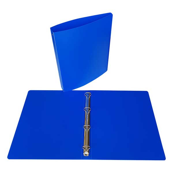 Bronyl classeur 4 anneaux - bleu (35 mm) 347282 402792 - 1
