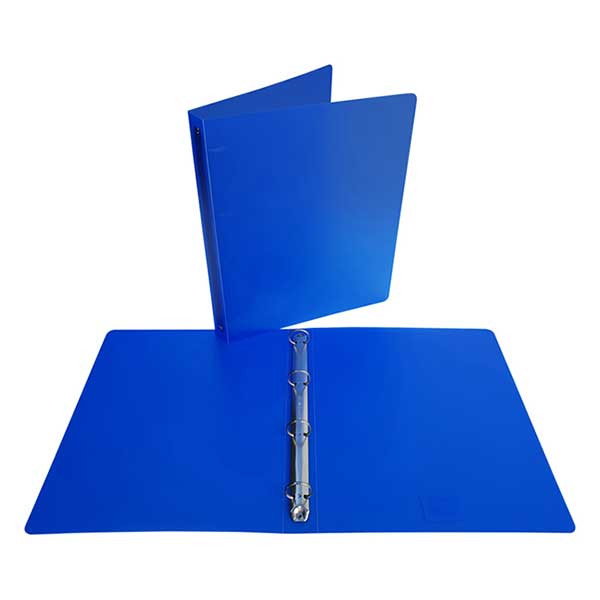 Bronyl classeur 4 anneaux - bleu transparent (35 mm) 344212 402782 - 1