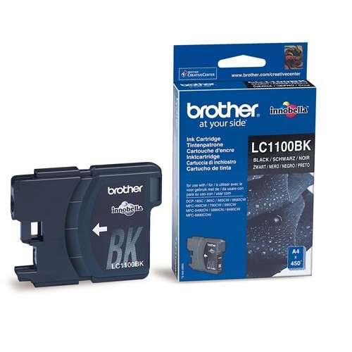 Brother LC-1100BK cartouche d'encre (d'origine) - noir LC1100BK 028845 - 1