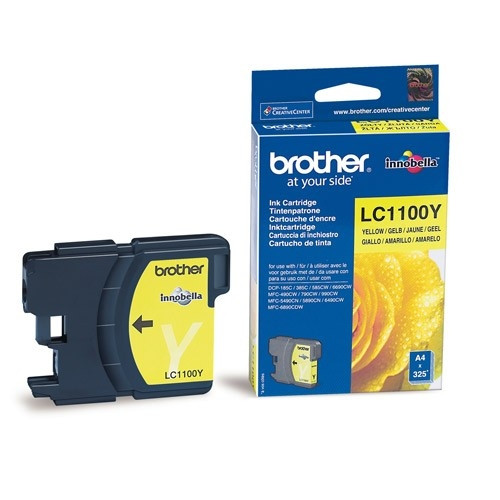 Brother LC-1100Y cartouche d'encre (d'origine) - jaune LC1100Y 028863 - 1