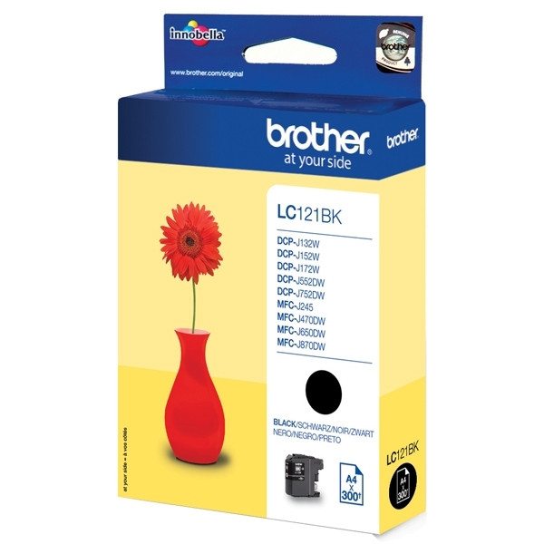 Brother LC-121BK cartouche d'encre (d'origine) - noir LC-121BK 029114 - 1