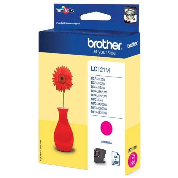 Brother LC-121M cartouche d'encre (d'origine) - magenta LC-121M 029118 - 1