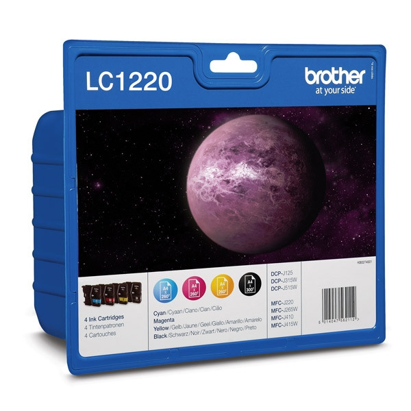 Brother LC-1220VALBP multipack 4 cartouches d'encre (d'origine) LC1220VALBP LC1220VALBPDR 029082 - 1