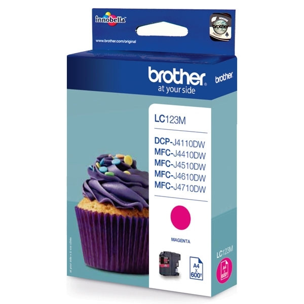 Brother LC-123M cartouche d'encre (d'origine) - magenta LC-123M 900750 - 1