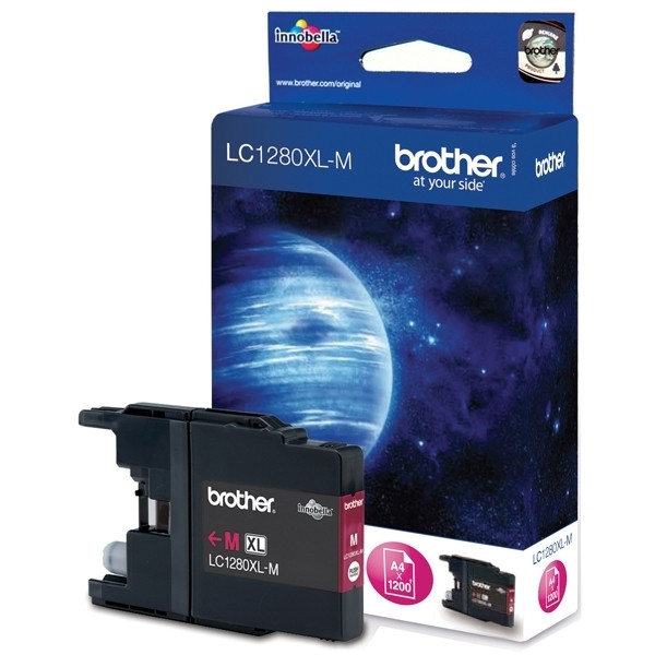 Brother LC-1280XLM cartouche d'encre magenta haute capacité (d'origine) LC1280XLM 900667 - 1