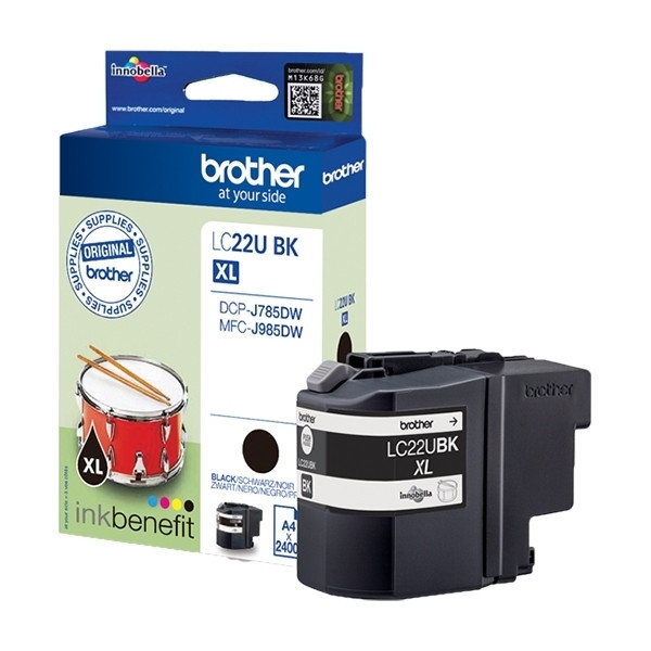 Brother LC-22UBK XL cartouche d'encre noire (d'origine) LC-22UBK 350028 - 1