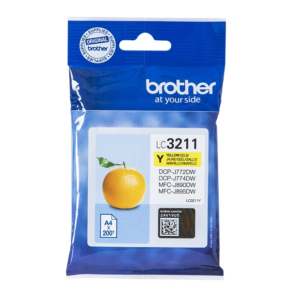 Brother LC-3211Y cartouche d'encre jaune (d'origine) LC3211Y 902615 - 1