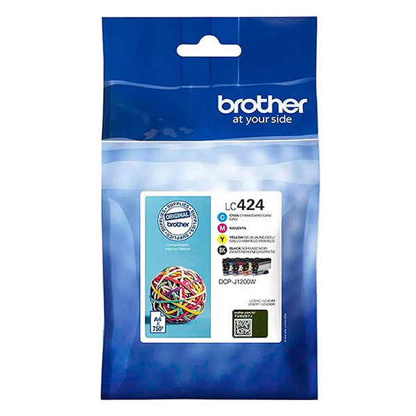 Brother LC-424VAL multipack 4 cartouches d'encre (d'origine) LC-424VAL 051282 - 1