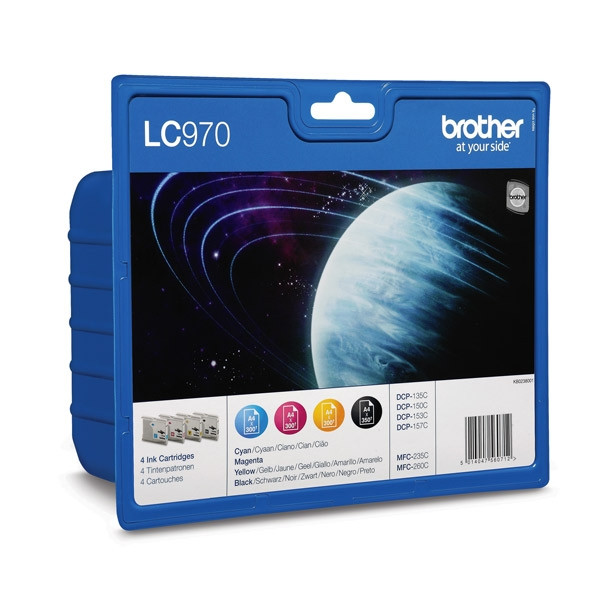 Brother LC-970VALBP multipack 4 cartouches (d'origine) LC-970VALBP LC970VALBPDR 028840 - 1