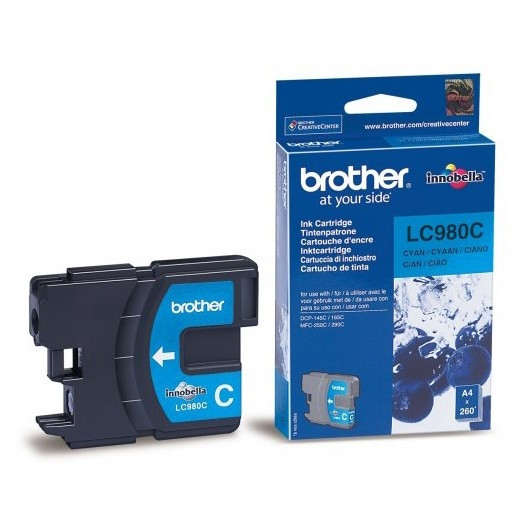 Brother LC-980C cartouche d'encre cyan (d'origine) LC980C 028870 - 1