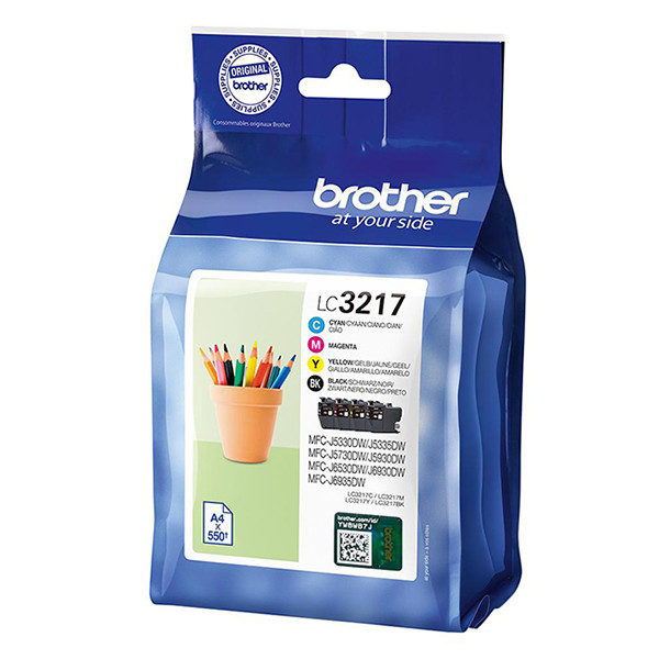 Brother LC3217 multipack 4 cartouches d'encre (d'origine) LC-3217VAL LC3217VAL 028504 - 1