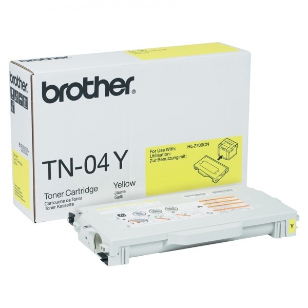 Brother TN-04Y toner jaune (d'origine) TN04Y 029790 - 1