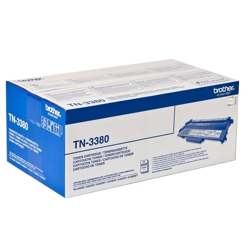 Brother TN-3380 toner haute capacité (d'origine) - noir TN3380 029410 - 1