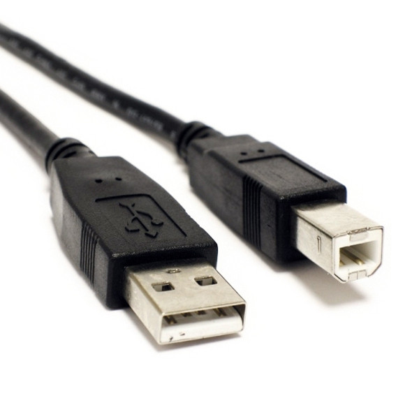 Cable d'imprimante USB longueur 1,8 mètres - noir MRCS101 053400 - 1