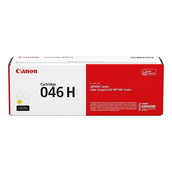 Canon 046H toner jaune haute capacité (d'origine) 1251C002 903231 - 1
