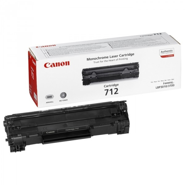 Canon 712 BK toner (d'origine) - noir 1870B002AA 070912 - 1