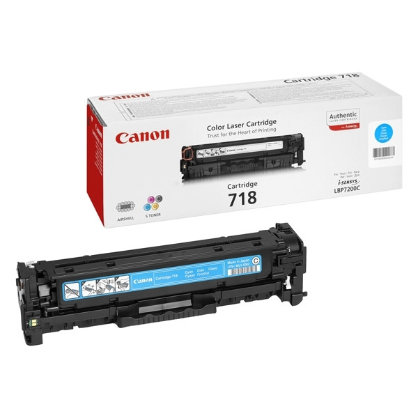 Canon 718 C toner cyan (d'origine) 2661B002AA 902355 - 1