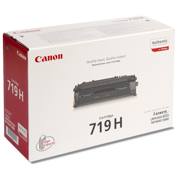Canon 719H toner haute capacité (d'origine) - noir 3480B002AA 070802 - 1