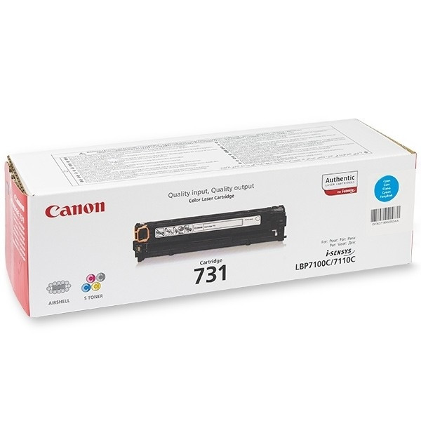 Canon 731C toner cyan (d'origine) 6271B002 901741 - 1