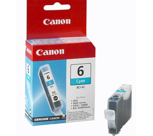 Canon BCI-6C cartouche d'encre cyan (d'origine) 4706A002 900685 - 1