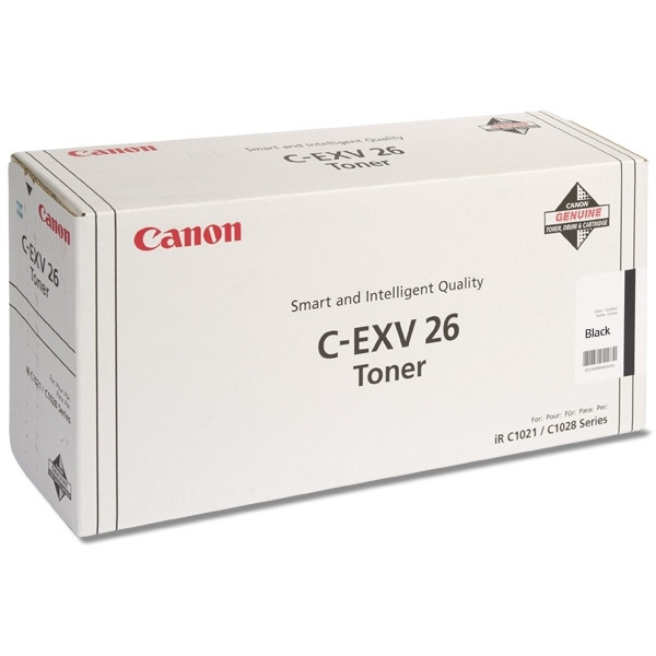 Canon C-EXV 26 BK toner (d'origine) - noir 1660B006 070870 - 1