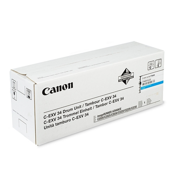 Canon C-EXV 34 tambour (d'origine) - cyan 3787B003 070722 - 1