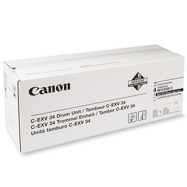 Canon C-EXV 34 tambour (d'origine) - noir 3786B003 070720 - 1