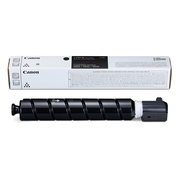 Canon C-EXV 66 BK toner (d'origine) - noir 5745C002 017698 - 1