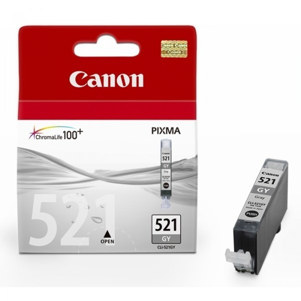 Canon CLI-521GY cartouche d'encre grise (d'origine) 2937B001 902029 - 1