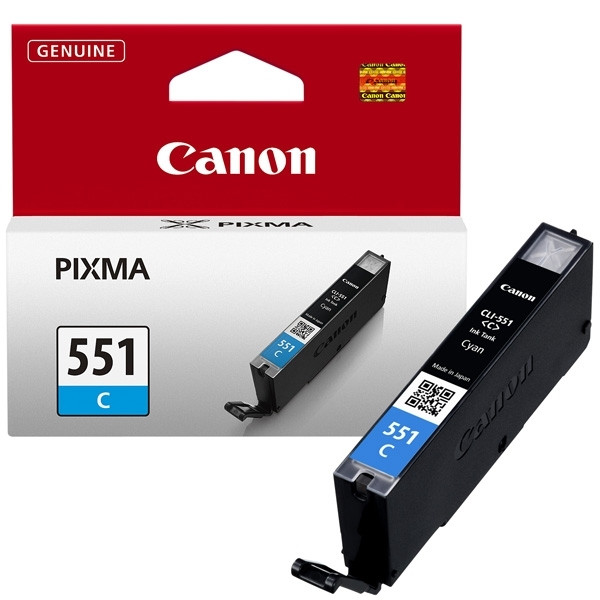 Canon CLI-551C cartouche d'encre cyan (d'origine) 6509B001 900680 - 1