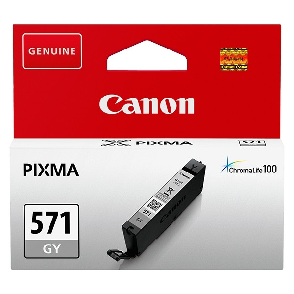 Canon CLI-571GY cartouche d'encre grise (d'origine) 0389C001AA 902957 - 1