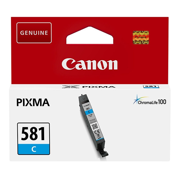 Canon CLI-581C cartouche d'encre cyan (d'origine) 2103C001 902707 - 1