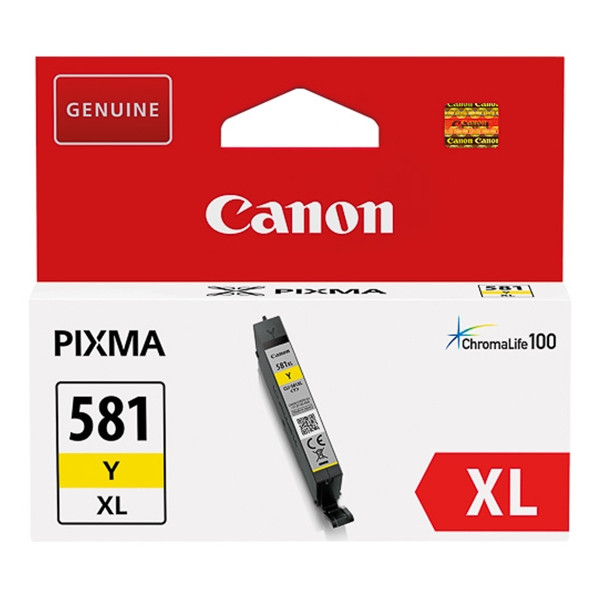 Canon CLI-581Y XL cartouche d'encre haute capacité (d'origine) - jaune 2051C001 903753 - 1