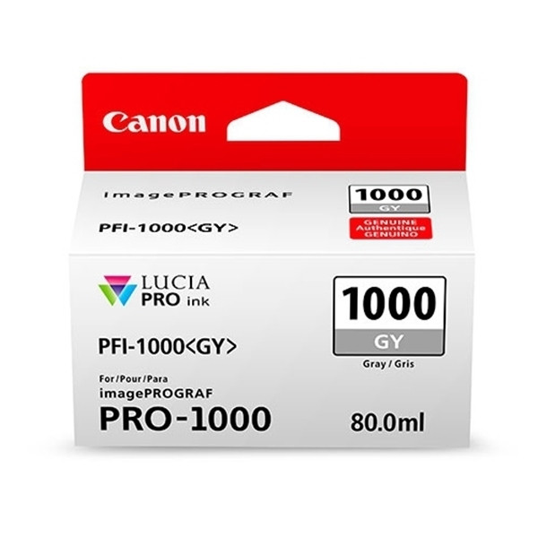 Canon PFI-1000GY cartouche d'encre (d'origine) - gris 0552C001 010138 - 1